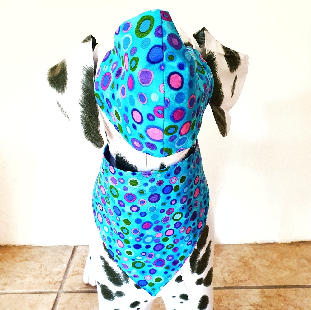 3 for $15 * Pablo Snap On Dog Bandanas & Face Mask - Picture 2 of 12
